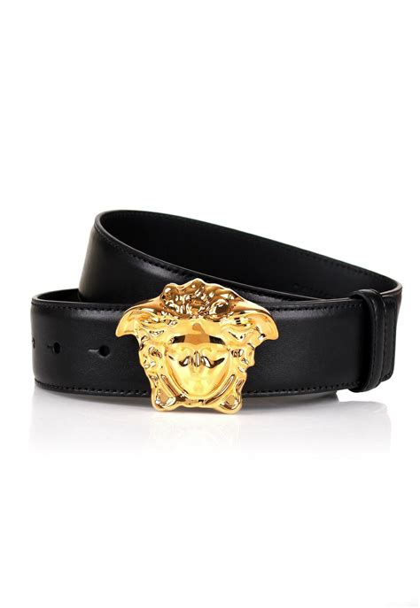 versace black/gold palazzo medusa belt|versace belt outlet.